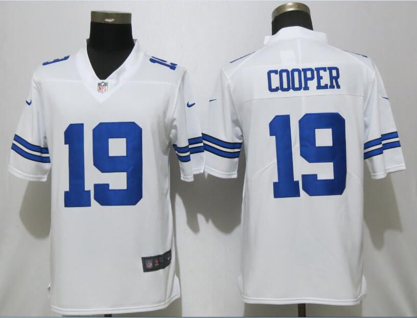 Men Dallas cowboys 19 Cooper White Nike Vapor Untouchable Limited Playe NFL Jerseys